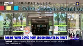 Coronavirus: la colère des soignants de l'hôpital privé Saint Luc-Saint Joseph exclus du dispositif de la "prime Covid"