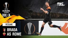 Résumé : Braga 0-2 AS Rome - Ligue Europa 16e de finale aller