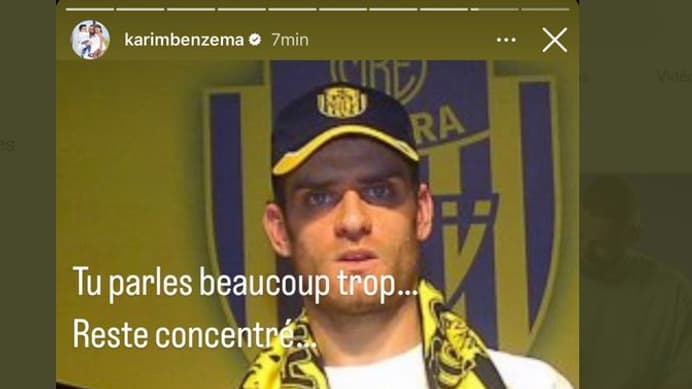 Karim Benzema se paye Jérôme Rothen sur Instagram Karim Benzema se paye Jérôme Rothen sur Instagram
