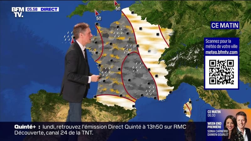 Regarder la vidéo Dégradation générale sur l'Hexagone avec un retour des perturbations