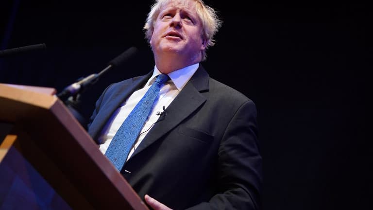 Boris Johnson, partisan d'une rupture nette avec l'UE, en 2018