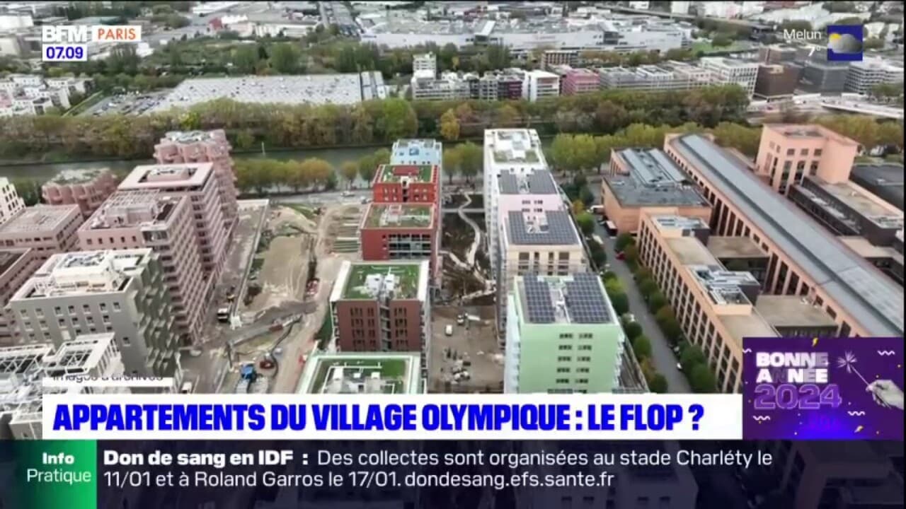 JO 2024 les appartements du villages olympique ne trouvent pas preneur