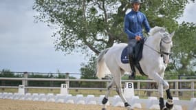 Stéphane Landois et Chaman Dumontceau*Ride for Thaïs à Saint-Martin de Bréhal, le 16 juillet 2024