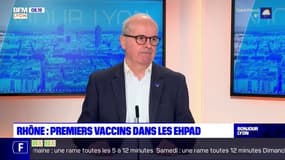 Rhône: les résidents d'Ehpad "majoritairement volontaires" pour se faire vacciner assure Olivier Geoffroy 