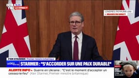 Guerre en Ukraine: "C'est le moment d'accepter un cessez-le-feu", déclare Keir Starmer, Premier ministre britannique