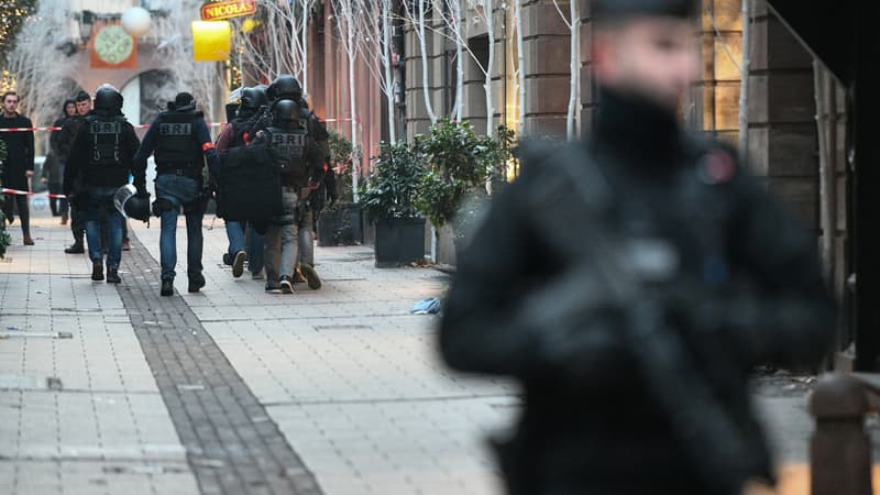 Les forces de police dans les rues de Strasbourg - Image d'illustration