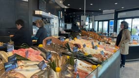 Une poissonnerie à Boulogne-sur-Mer