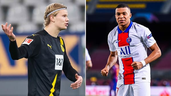 Haaland et Mbappé