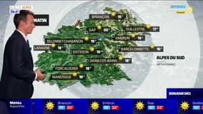 Météo Alpes du Sud: une journée chaude et ensoleillée, plus de 30°C dans l'après-midi