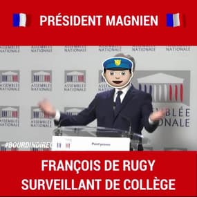 François de Rugy surveillant de collège à l'Assemblée nationale