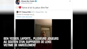 Ben Yedder, Laporte... Des joueurs au soutien d'un fan de Lens victime de harcèlement