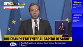 "Doliprane continuera à être produit en France" promet le ministre de l'Économie 