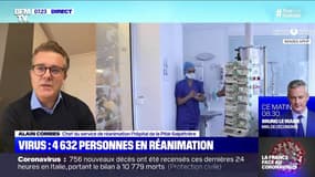 Alain Combes (chef du service de réanimation de la Pitié-Salpêtrière): "Le week-end a été dur mais on a tenu"