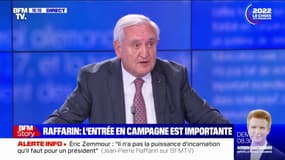 Jean-Pierre Raffarin estime que Valérie Pécresse "a une solidité, une ténacité, du caractère"