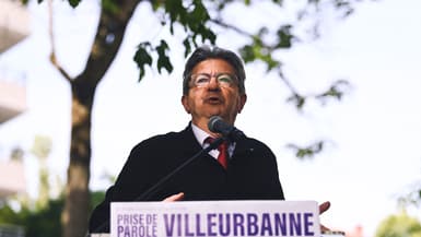 Jean-Luc Mélenchon à Villeurbanne, le 4 juin 2022