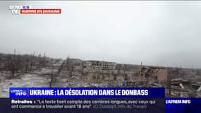 En Ukraine, les images de désolation de la ville de Marïnka dans la région de Donetsk