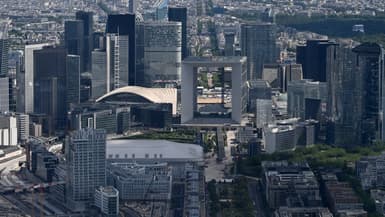 Le quartier d'affaires de La Défense dans les Hauts-de-Seine.