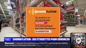 Shrinkflation: Carrefour va poser des étiquettes sur les produits concernés à partir de lundi