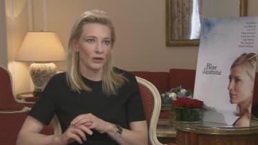 L'actrice Cate Blanchett en promotion pour le film de Woody Allen "Blue Jasmine"