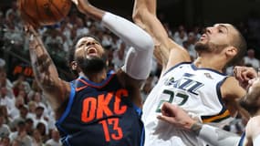 Paul George et Rudy Gobert