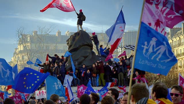 Le dernier défilé de la Manif pour tous avait eu lieu le 2 février 2014.