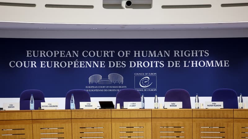La Cour européenne des droits de l'homme, située à Strasbourg, le 27 septembre 2023