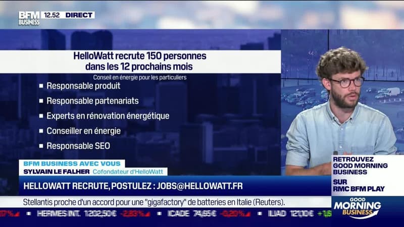 Vous recrutez : Woop/Hello Watt - 08/07