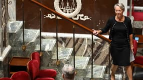 La Première ministre Elisabeth Borne, à l'Assemblée nationale le 19 octobre 2022