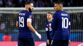Karim Benzema et Kylian Mbappé