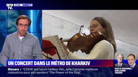 Guerre en Ukraine: à Kharkiv, un concert de musique classique dans le métro