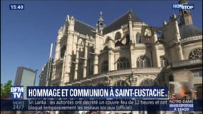 La messe de Pâques, prévue à Notre-Dame, a été délocalisée à l'église Saint-Eustache