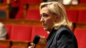 Marine Le Pen à l'Assemblée nationale le 12 octobre 2023