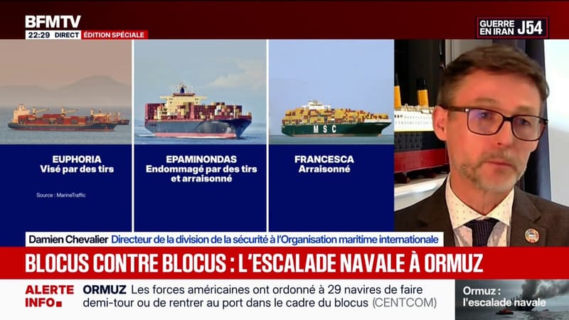 Détroit d'Ormuz: “Nous sommes dans une logique d’escalade qui conduit à une impasse”, résume Damien Chevalier, directeur de la division de la sécurité à l’Organisation maritime internationale