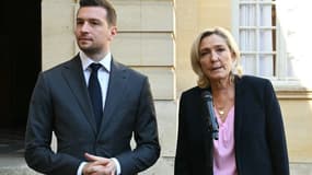 Jordan Bardella et Marine Le Pen à Matignon le 30 avril 2025