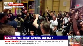 Russie: à Rostov, les miliciens de Wagner acclamés par des habitants