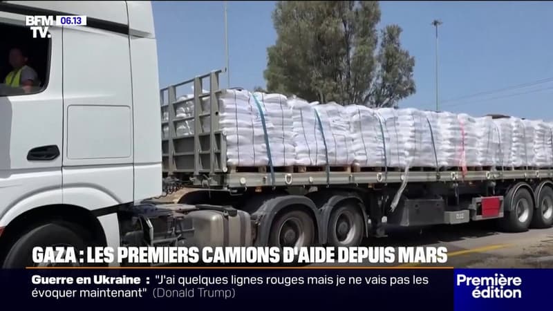 Une goutte d'eau dans l'océan: 9 premiers camions d'aide humanitaire sont entrés à Gaza la nuit dernière