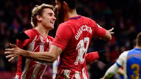Diego Costa et Antoine Griezmann - AFP