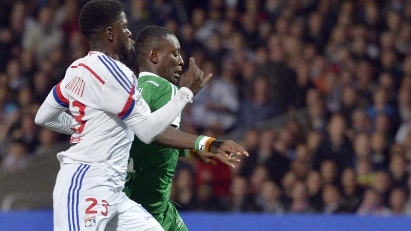 Max-Alain Gradel face à Samuel Umtiti