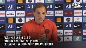 PSG : 4-4-2 ? 4-3-3 ? "Aucun système ne permet de gagner à coup sûr" balaye Tuchel