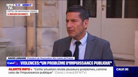 Violences contre les élus: "Cette situation révèle plusieurs problèmes, comme celui de l'impuissance publique" pour David Lisnard (président de l'AMF)