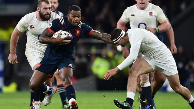 Virimi Vakatawa a tout tenté pour battre les Anglais à Twickenham ce samedi.