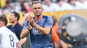 Luis Enrique lors de la demi-finale PSG-Real Madrid à la Coupe du monde des clubs - 09/07/2025