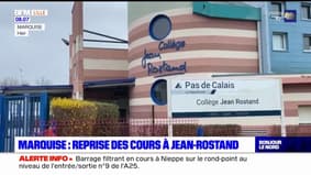 Pas-de-Calais: les élèves regagnent le collège Jean-Rostand à Marquise