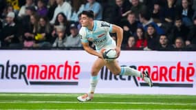 Nolann Le Garrec, demi d'ouverture du Racing 92, le 26 novembre 2023, face au Stade Rochelais