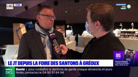 Gréoux-les-Bains: pour Jean-Frédéric Gonthier, directeur de l'office de tourisme de la DLVA, la foire aux santons est une "manifestation très importante"