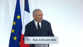 Le Premier ministre François Bayrou, ce lundi 25 août.