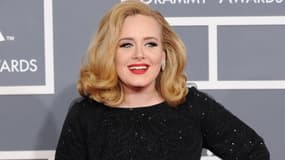 La chanteuse Adele lors des Grammy Awards à Los Angeles en 2012 