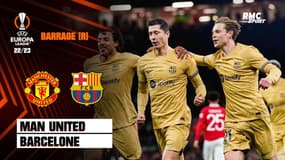 Manchester United - Barcelone : Lewandowski ouvre le choc sur pénalty (0-1)