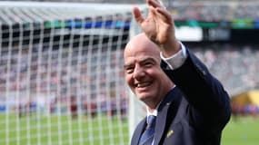 Le président de la Fifa Gianni Infantino le 21 juin 2025 à East Rutherford, New Jersey