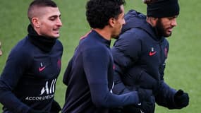 Verratti, Marquinhos, Neymar